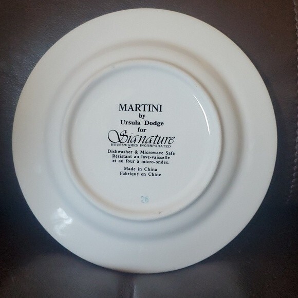 Ursula Dodge Porcelain appetizer plates set of 6 - Picture 14 of 16